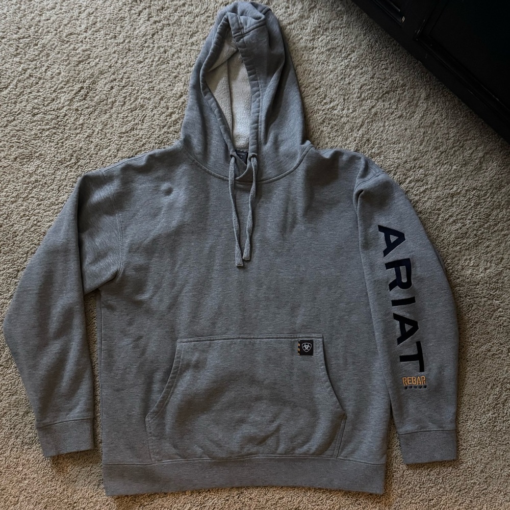 Ariat Gray Sweatshirt Classic Pullover Hoodie